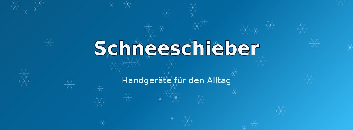 Schneeschieber und Handgeräte Kategorie